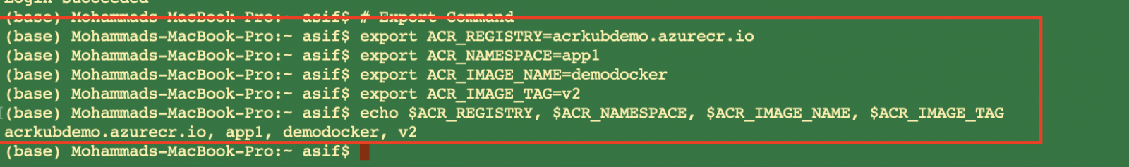 Build and push docker image to Azure Container Registry – BLOG