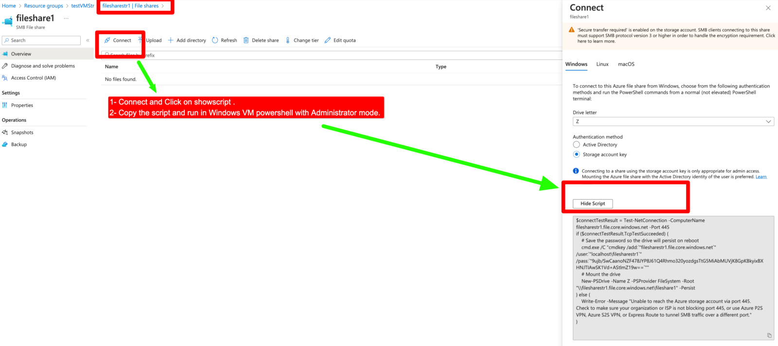 Create and Restore File Share Snapshots in Azure BLOG