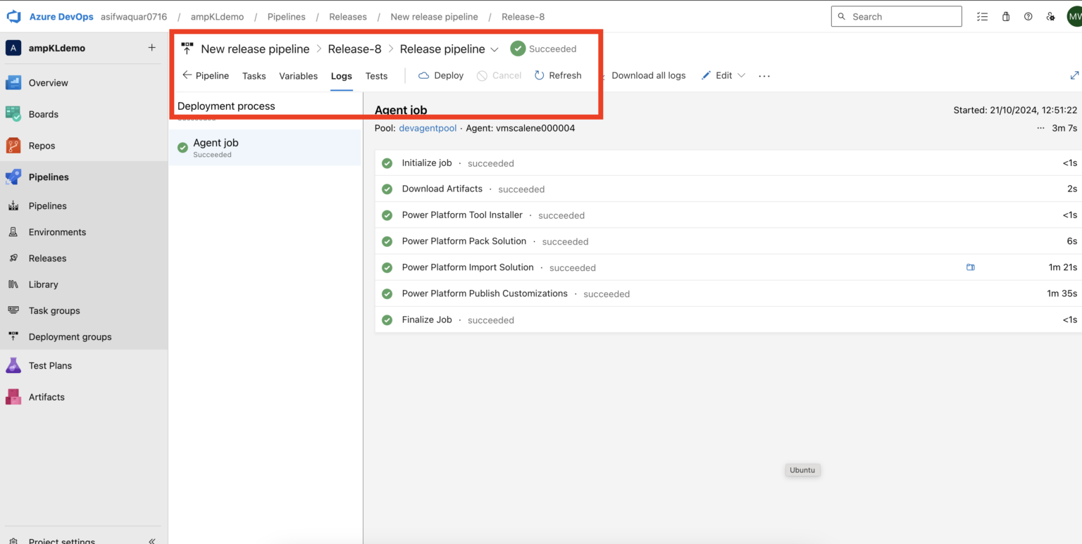 Power Platform Deployment using Azure DevOps- Part 2 (Release) – BLOG