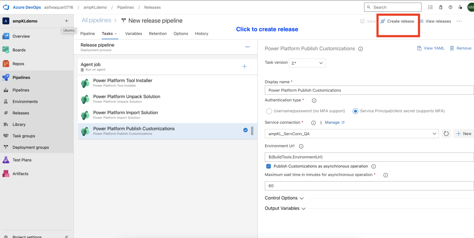 Power Platform Deployment using Azure DevOps- Part 2 (Release) – BLOG